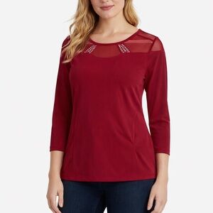 Adele & May Red Women's Top-Women’s sz 8-10